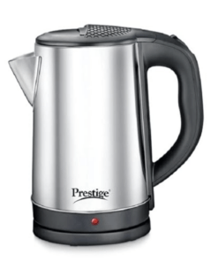 Prestige Pklss 1.7 Electric Kettle 1.7L, Silver & Black, 1.7 Liter, 1500 Watt_Hours